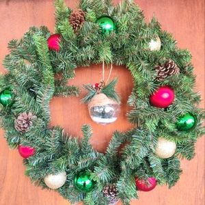 Christmas Bulb Wreath
